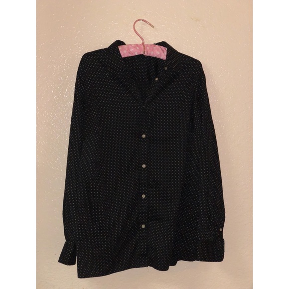 Ralph Lauren Tops - Ralph Lauren Polka dot Button Up 1X